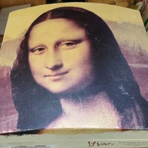 DaVinci Portrait Art Print - Cream and Brown